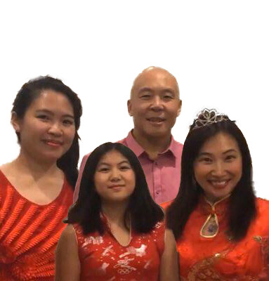 Santha Tsang & family